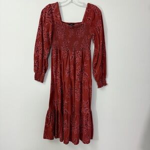 30. Mexx Red Floral Long Sleeve Dress